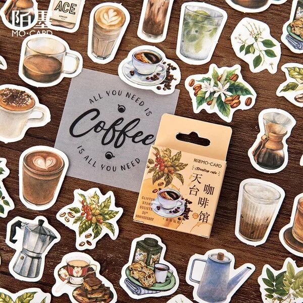 Наклейки "Coffee" (46 шт.)