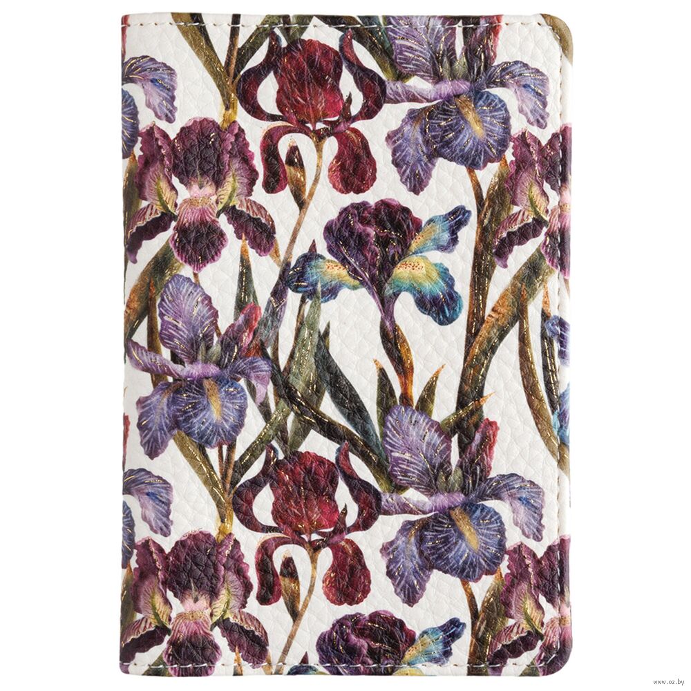Обложка на паспорт "Flora. Ирисы"
