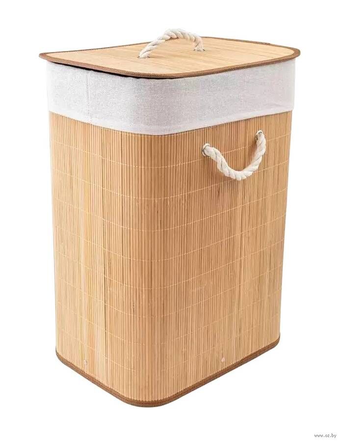 Корзина для белья "Бамбук" (30х40х60 см)