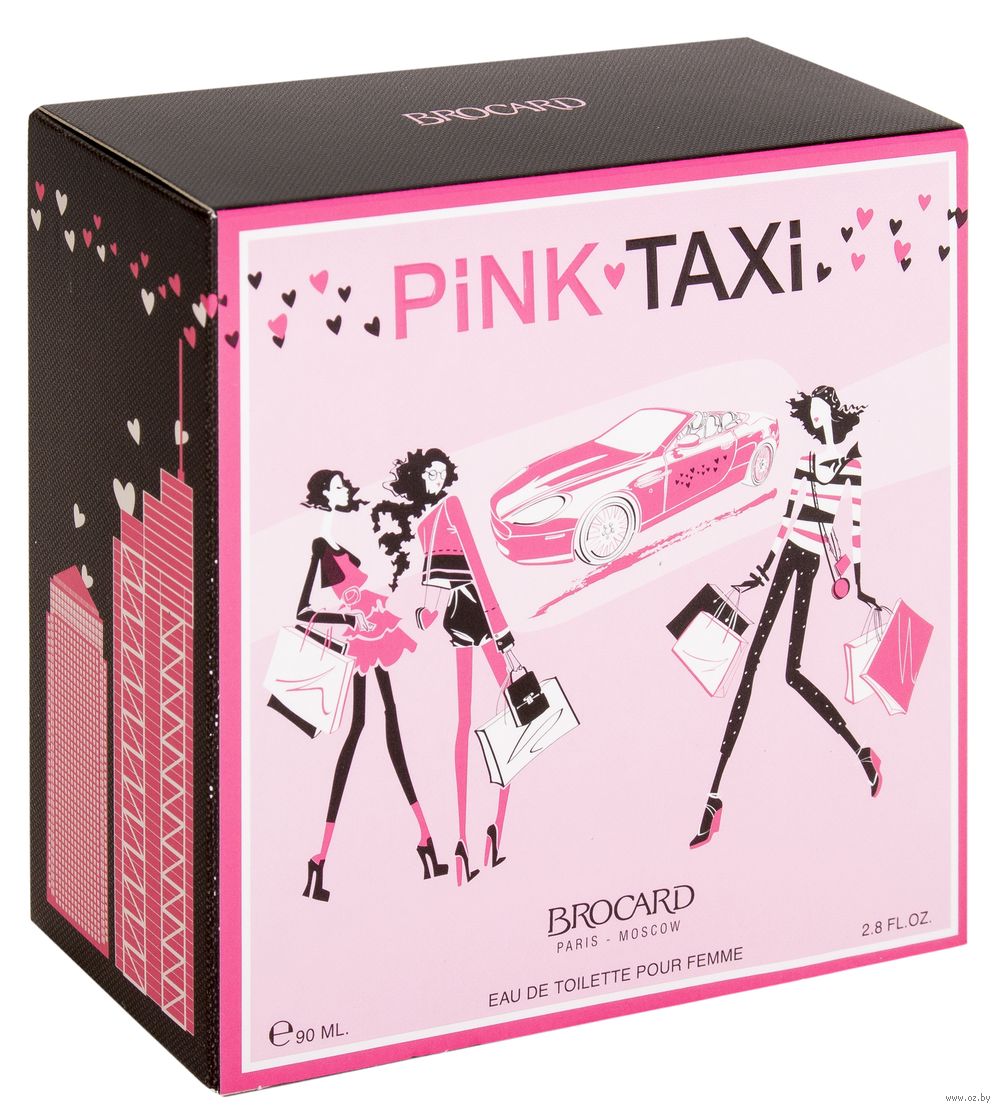 Туалетная вода Brocard Pink Taxi. Туалетная вода для женщин Pink Taxi 90 мл. Pink Taxi Brocard Paris Moscow духи. Pink Taxi 90мл женская.