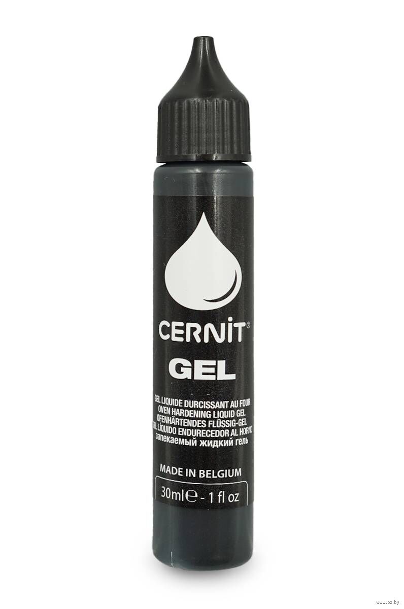Жидкая пластика "Cernit Gel №100" (черный)