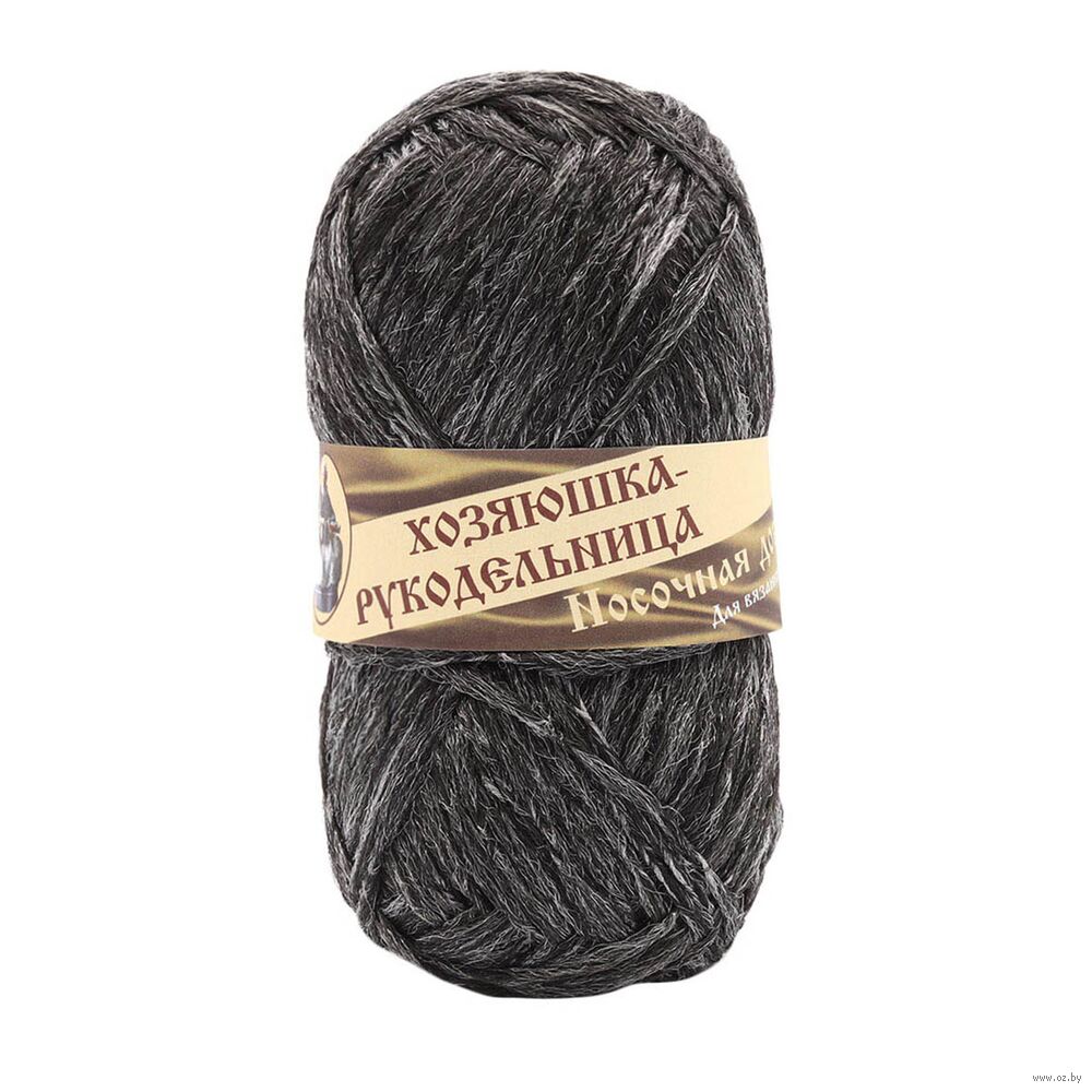 Пряжа "Носочная добавка" (50 г; 200 м; серый)