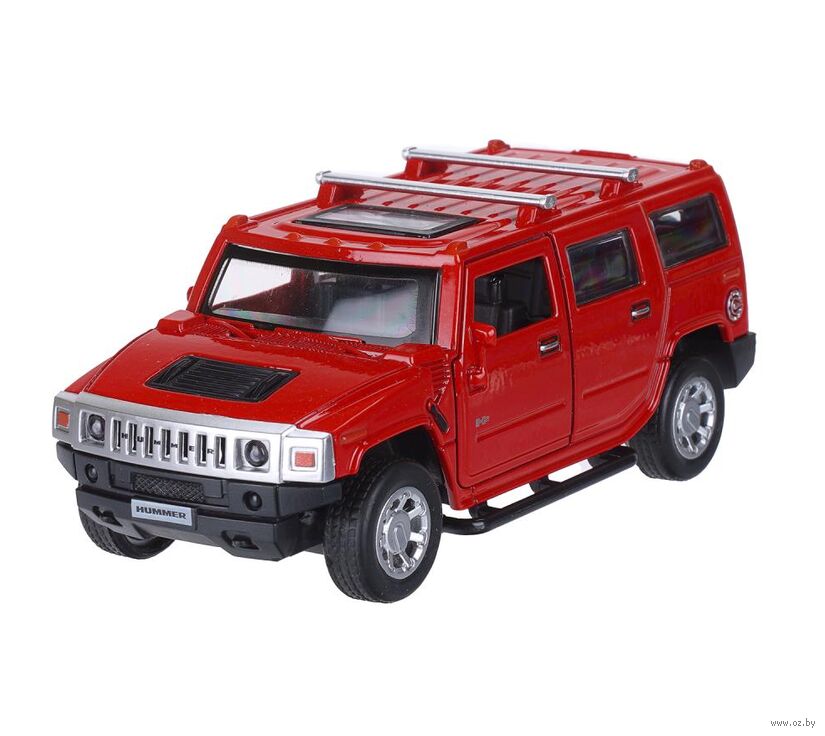 Машинка инерционная "Hummer H2" (красный)