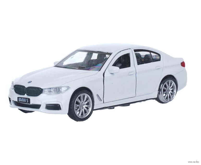 Машинка инерционная "BMW 5 Series Sedan M-Sport" (белый)