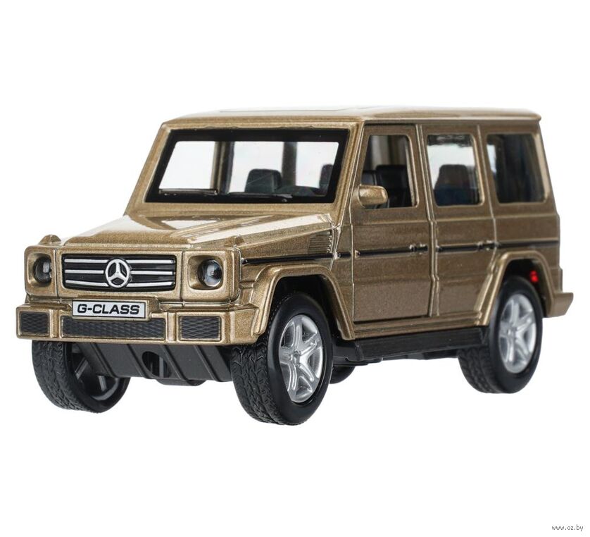 Машинка инерционная "Mercedes-Benz G-Class" (желто-оливковый)