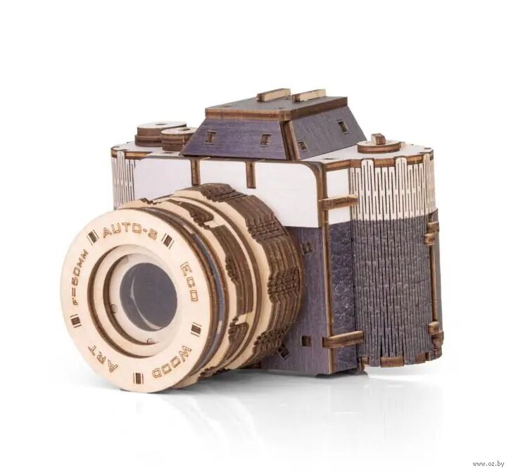 Сборная деревянная модель "Фотоаппарат" (144х102х147 мм)
