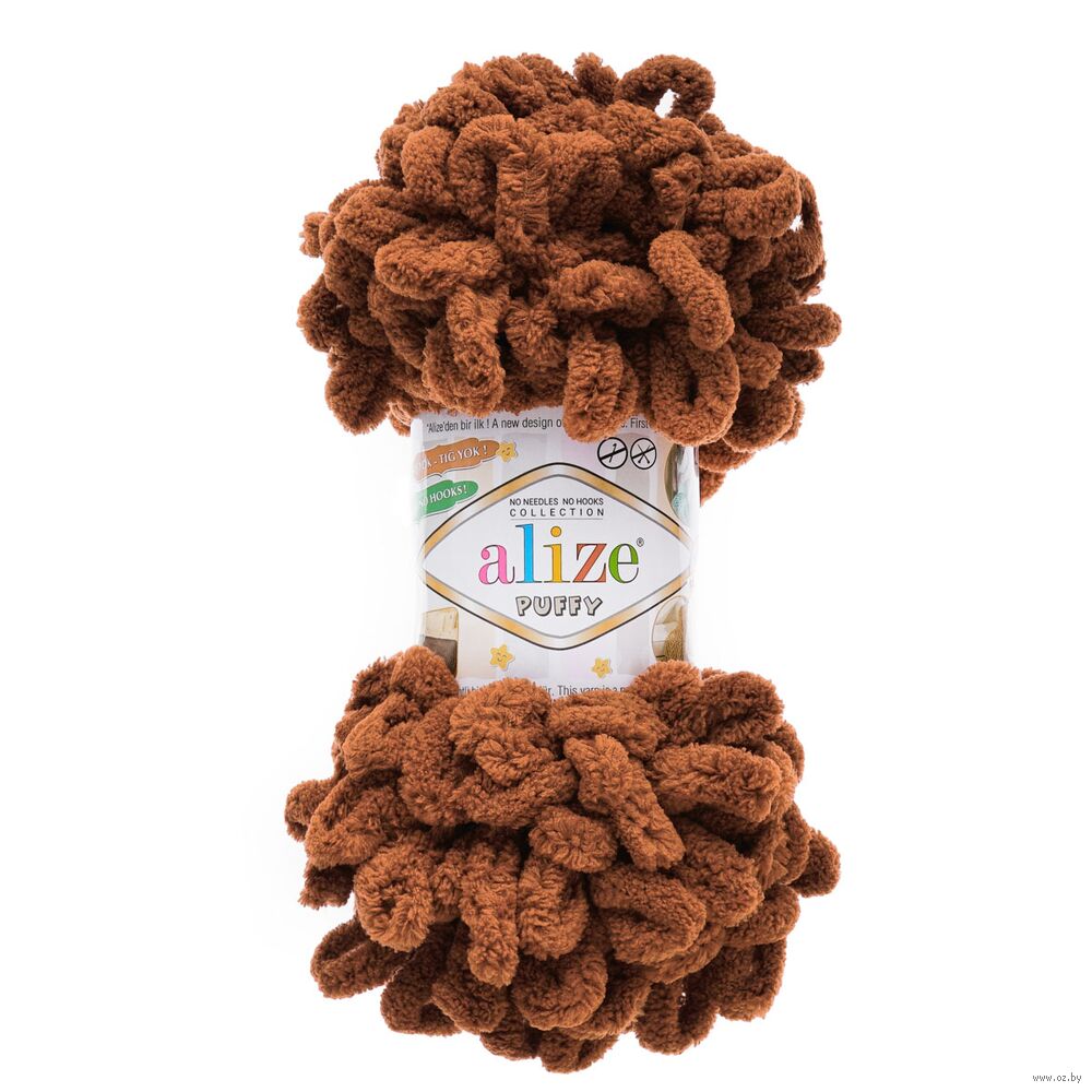 Пряжа "Puffy №597" (100 г; 9 м; корица)