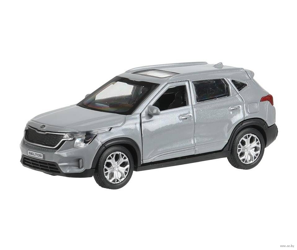 Машинка инерционная "Kia Seltos" (серебряная)