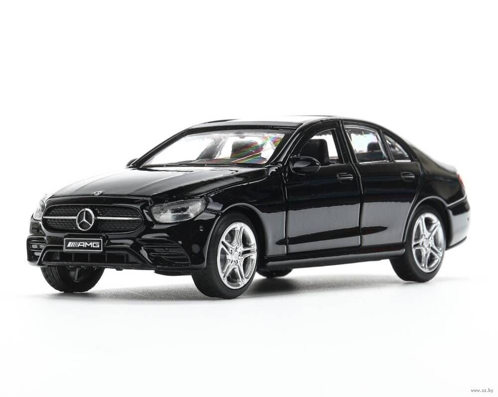 Машинка инерционная "Mercedes-Benz E-Класс AMG" (черная)