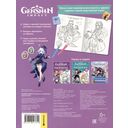 Genshin Impact. Раскраска с наклейками (фиолетовая) — фото, картинка — 4