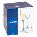 Бокал для шампанского стеклянный 