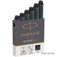 Набор картриджей чернильных Parker "Cartridge Quink Mini" (6 шт.; черные)