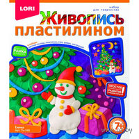 Картина из пластилина "Елочка"