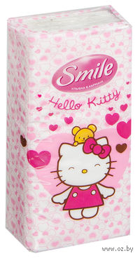 Бумажные носовые платочки "Hello Kitty" (15 шт)
