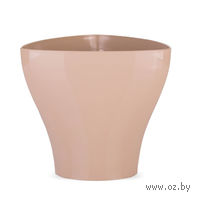 Цветочный горшок "Hydria" (17 см; бежевый)