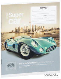 Тетрадь в линейку "Top Car" (12 листов)