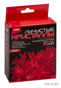 Набор для выращивания кристаллов "Лучистые кристаллы. Красный"