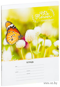 Тетрадь в клетку "Tender Flower" (18 листов)