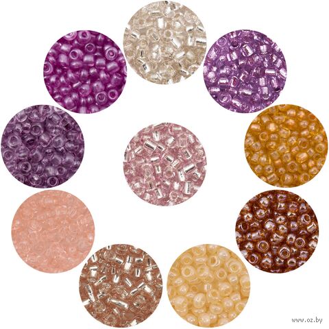 Набор бисера 11/0 "Ассорти №11" (10 цветов) — фото, картинка