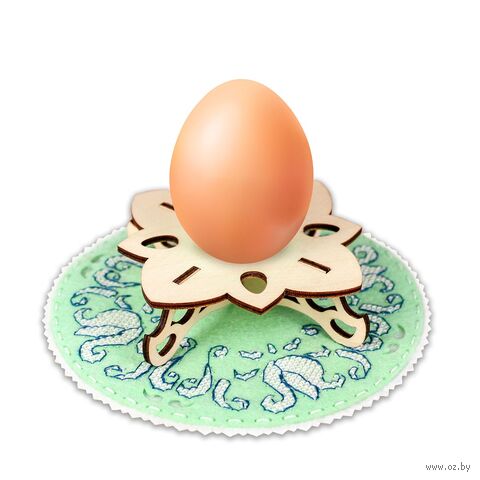 Набор для вышивания на фетре "Весенняя подставка" (130х130 мм) — фото, картинка