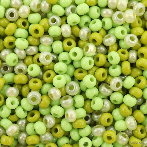 Набор бисера 10/0 "Ассорти №22" (3 цвета) — фото, картинка