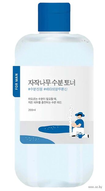 Тонер для лица "For Men Birch Juice Moisturizing Toner" (200 мл) — фото, картинка