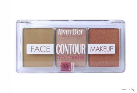 Палетка для скульптурирования лица "Face Contour" тон: 03, dark — фото, картинка