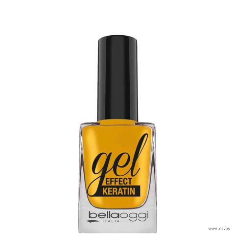 Лак для ногтей "Gel Effect Keratin" тон: 530, summer yellow — фото, картинка