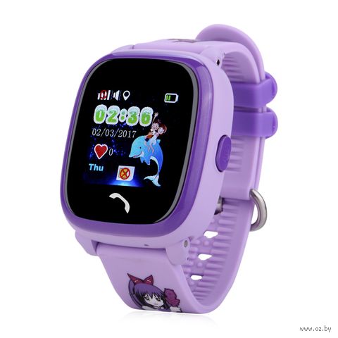 Умные часы Wonlex GW400S (фиолетовые) — фото, картинка