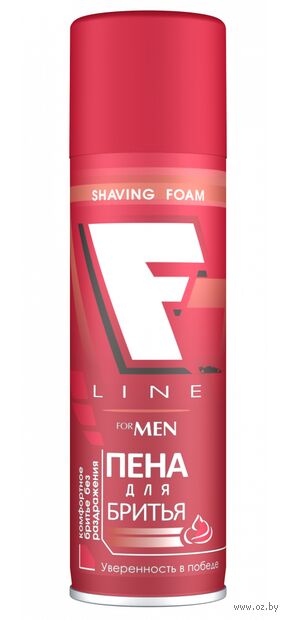 Пена для бритья "F line. Уверенность в победе" (225 мл) — фото, картинка