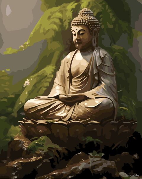 Картина по номерам "Тишина и умиротворение" (400х500 мм) — фото, картинка