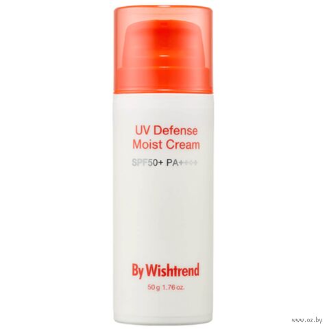 By Wishtrend Крем солнцезащитный увлажняющий "UV defense moist cream PA++++" SPF50+ (50 г) — фото, картинка