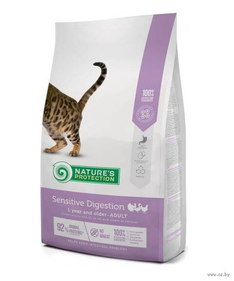 Корм сухой для кошек "Sensitive Digestion" (7 кг; курица) — фото, картинка