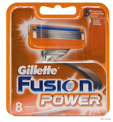 Кассета для станка "Fusion Power" (8 шт.) — фото, картинка