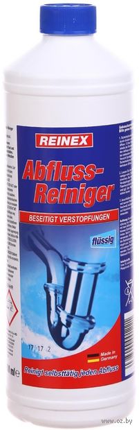Средство для прочистки канализационных труб "Abfluss Reiniger" (1 л) — фото, картинка