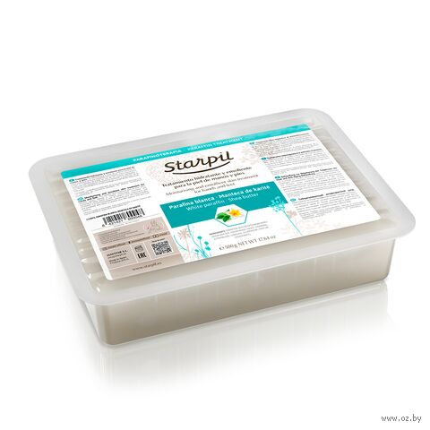 Парафин для рук "Белый с маслом карите" (500 г) — фото, картинка