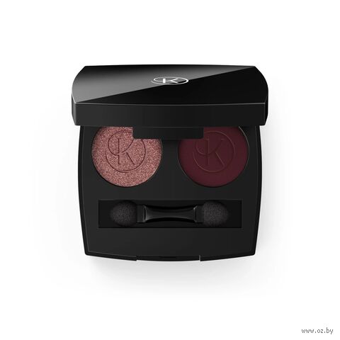 Палетка теней для век "Cure Make Up Collagen Duo" тон: 02, cherry blossom — фото, картинка