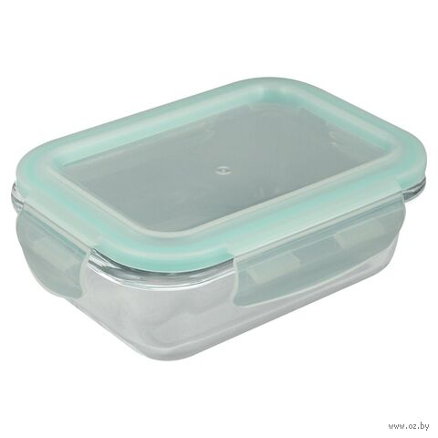 Контейнер для хранения продуктов "Стеклянный" (370 мл; зеленый) — фото, картинка
