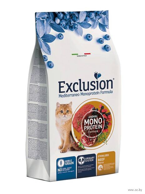 Корм сухой для кошек "Monoprotein Cat Sterilised Beef" (12 кг; говядина) — фото, картинка