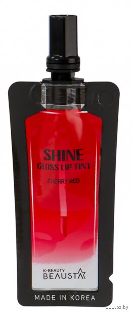 Тинт для губ "Shine Gloss Lip Tint" тон: 1, вишнево-красный — фото, картинка