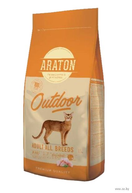 Корм сухой для кошек "Adult Outdoor" (15 кг; курица и индейка) — фото, картинка