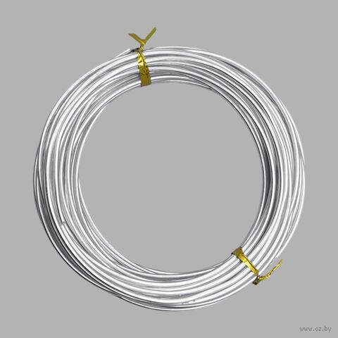 Проволока для рукоделия "Astra&Craft" (2 мм х 10 м; серебро) — фото, картинка