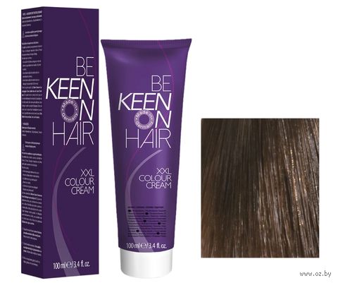 Крем-краска для волос "KEEN" тон: 6.0, тёмно-русый — фото, картинка