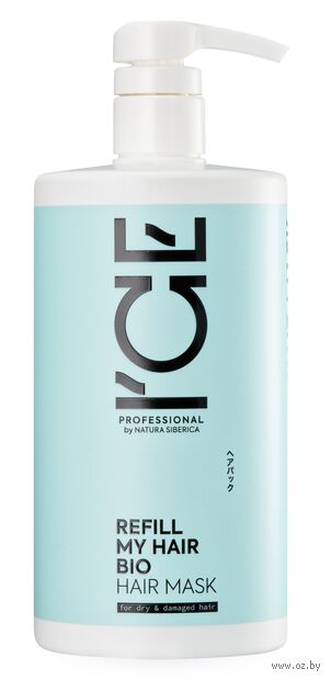 Маска для волос "Refill My Hair. Для сухих и повреждённых волос" (750 мл) — фото, картинка