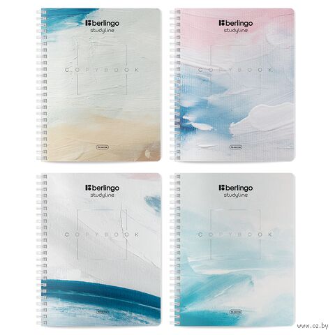 Тетрадь общая в клетку на гребне "Color Storm" (96 листов) — фото, картинка