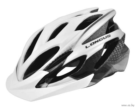 Шлем велосипедный "Lass" (белый; р. L-XL) — фото, картинка