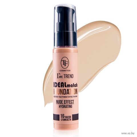 Тональный крем для лица "Ideal Match" тон: 01, слоновая кость — фото, картинка