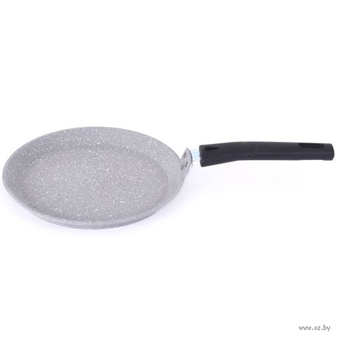 Сковорода блинная алюминиевая 22 см "Мрамор светлый" — фото, картинка