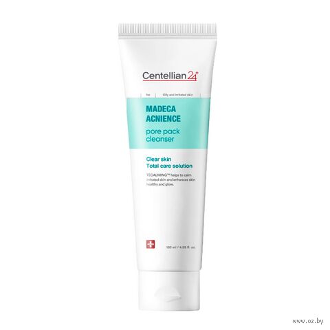 Экспресс-маска для лица очищающая поры "Madeca acnience pore pack cleanser" (120 мл) — фото, картинка