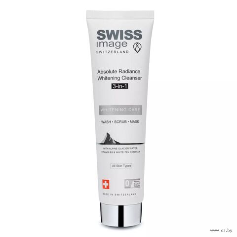 Средство очищающее для лица 3в1 "Absolute Radiance Whitening Cleanser" (100 мл) — фото, картинка